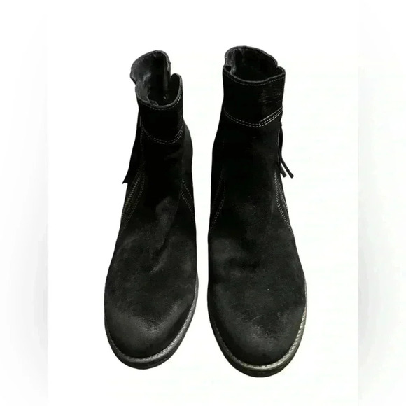 Taos Dillie Black Suede Bootie Size 10 - Picture 2 of 5
